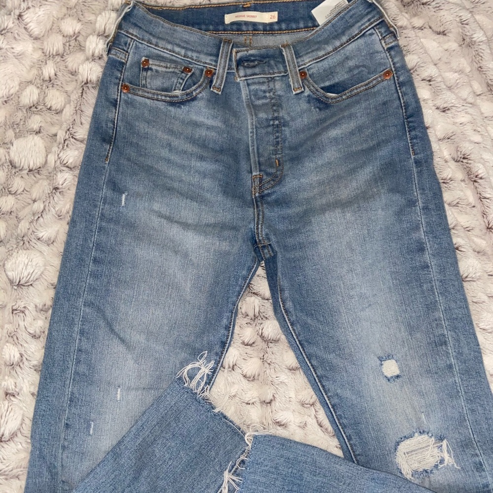 Levi Wedgie Skinny Jeans